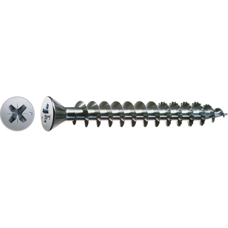 SPAX Universalschraube WIROX Vollgewinde Senkkopf Kreuzschlitz S-Spitze 3 x 12mm - 1000 Stück von SPAX International GmbH & Co. KG
