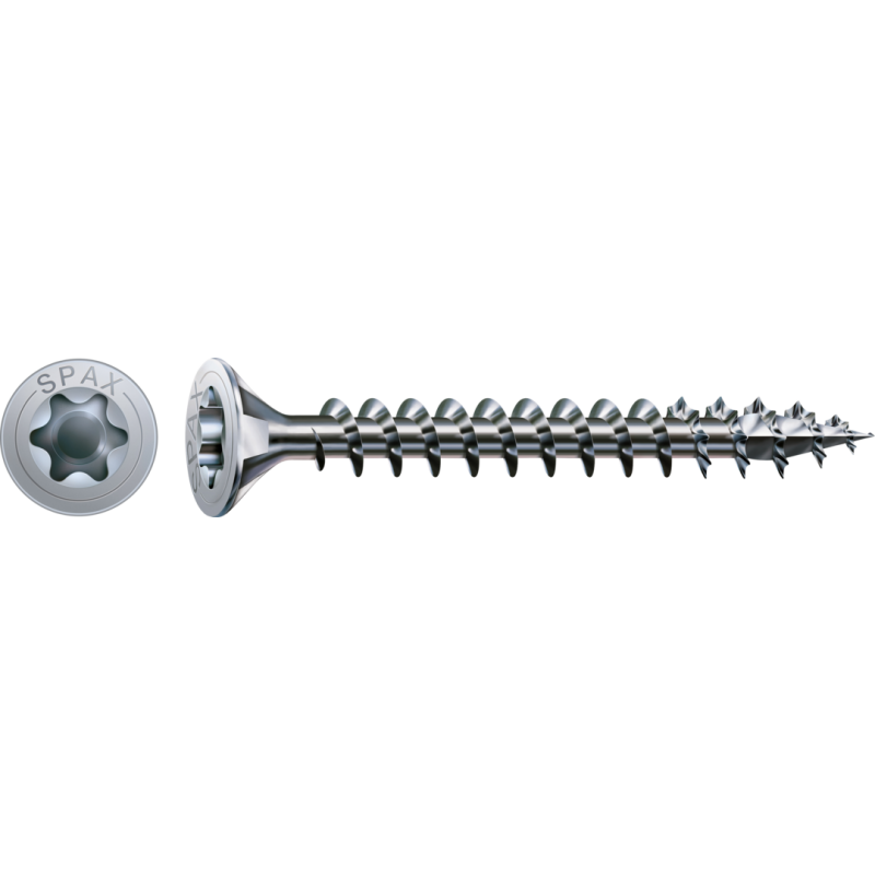 SPAX Universalschraube WIROX Vollgewinde Senkkopf T-STAR plus CUT4-Spitze 6 x 120mm - 100 Stück SPAX Universalschraube WIROX Vollgewinde Senkkopf T-STAR plus CUT4-Spitze 6 x 120mm - 100 Stück von SPAX International GmbH & Co. KG