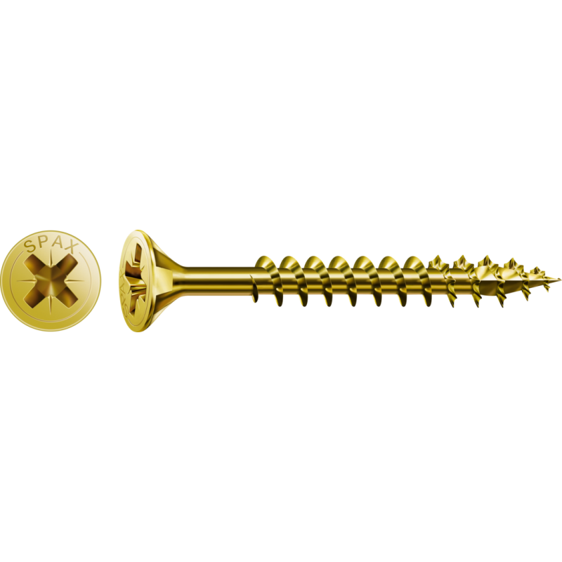 SPAX Universalschraube YELLOX Vollgewinde Senkkopf Kreuzschlitz CUT4-Spitze 4 x 60mm - 500 Stück SPAX Universalschraube YELLOX Vollgewinde Senkkopf Kreuzschlitz CUT4-Spitze 4 x 60mm - 500 Stück von SPAX International GmbH & Co. KG