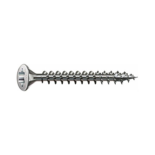 SPAX Universalschraube aus Edelstahl rostfrei A2, 3,5 x 16 mm, 200 Stück, T-STAR plus, Linsensenkkopf, Vollgewinde, 4CUT, 0627000350163, T15 von SPAX