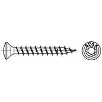 Edelstahl 3 x 20 mm LinsenSenkkopf t-star plus Vollgewinde S-Spitze Edelstahl rostfreiei A2 200 Stk - Spax von SPAX