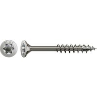 Spax - Edelstahlschraube, 8 x 100 mm, 50 Stück, Teilgewinde, Senkkopf, t-star plus T40, 4CUT - 0197000801005 von SPAX
