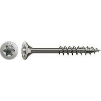 Spax - Edelstahlschraube, 5 x 80 mm, 80 Stück, Teilgewinde, Senkkopf, t-star plus T20, 4CUT, Edelstahl rostfrei A2 - 4197000500806 Spax - Edelstahlschraube, 5 x 80 mm, 80 Stück, Teilgewinde, Senkkopf, t-star plus T20, 4CUT, Edelstahl rostfrei A2 - 4197000500806 von SPAX