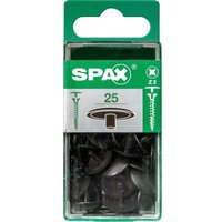 Abdeckkappen braun zum stecken - 25 Stk. Abdeckkappen - Spax von SPAX