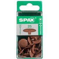 Spax - Abdeckkappen rehbraun zum stecken - 25 Stk. Abdeckkappen von SPAX