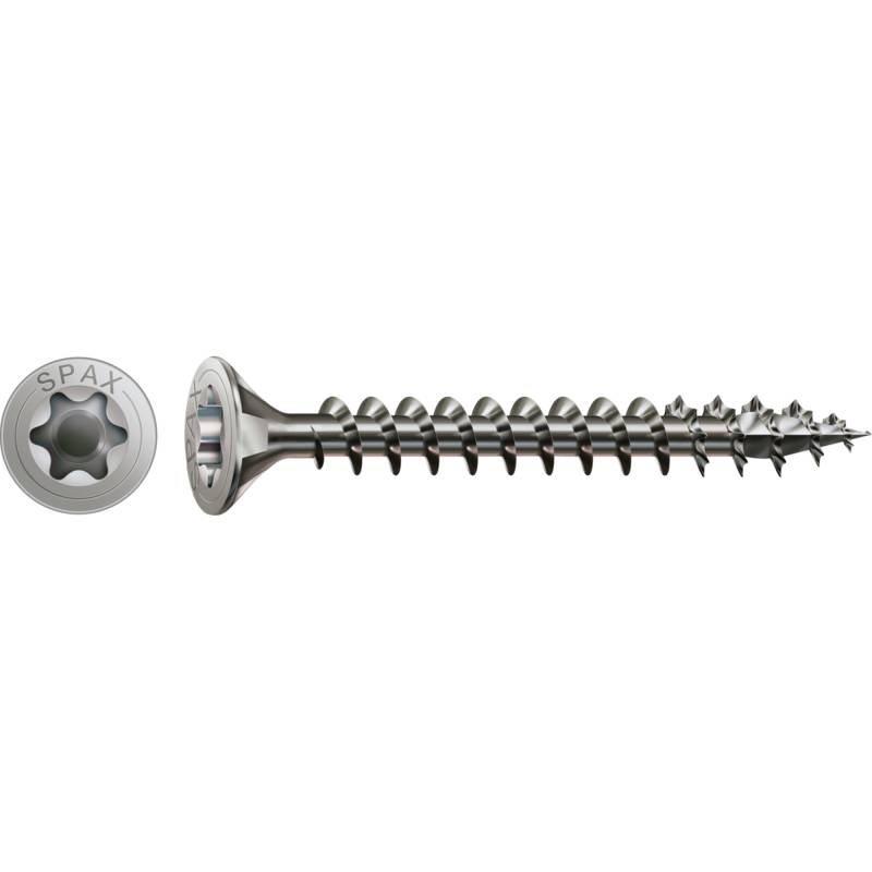 Spax Edelstahlschraube Senkkopf T-Star plus T15 Ø 3,5 x 16 mm 200 Stück von SPAX