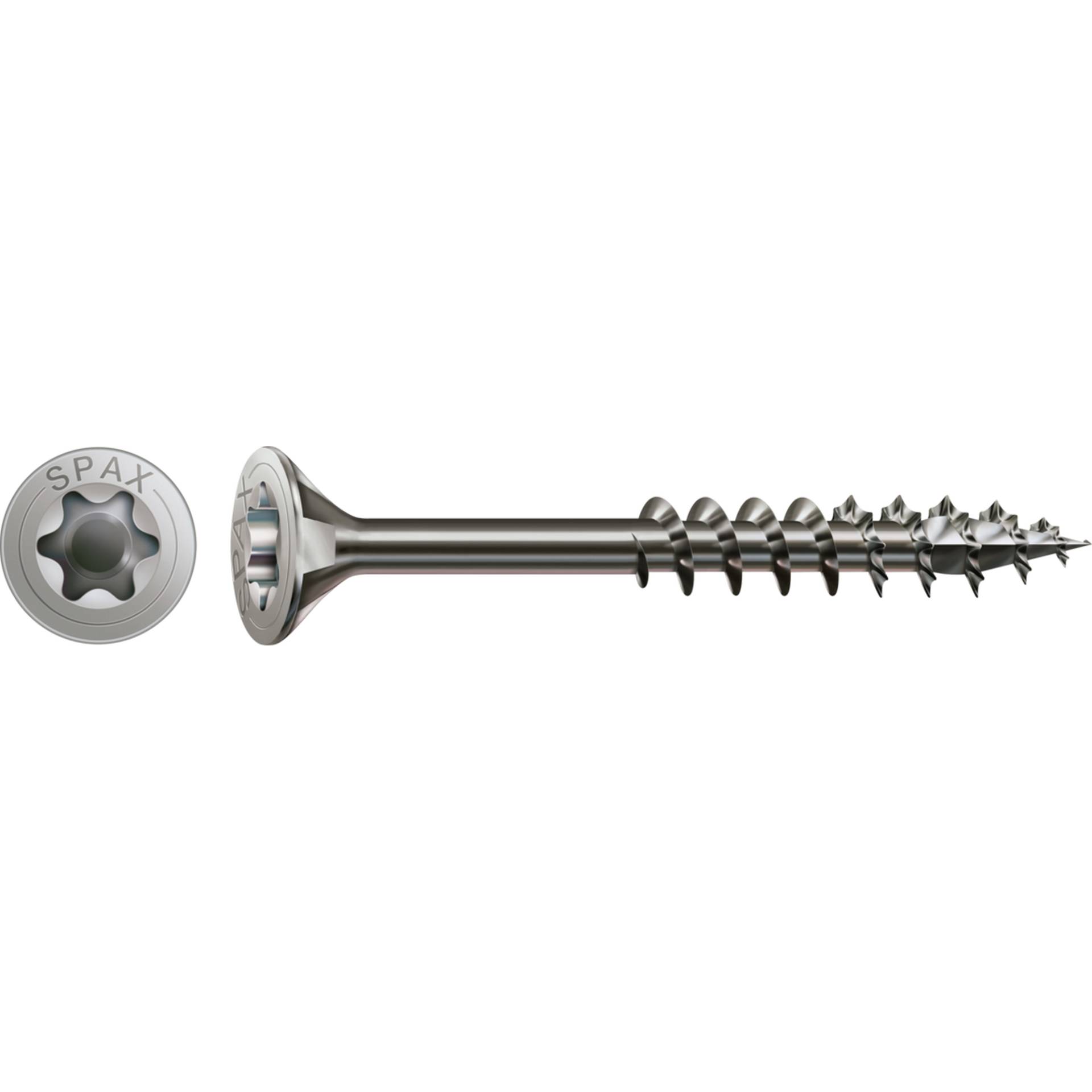 Spax Edelstahlschraube Senkkopf T-Star plus T20 Ø 4 x 35 mm 150 Stück Spax Edelstahlschraube Senkkopf T-Star plus T20 Ø 4 x 35 mm 150 Stück von SPAX