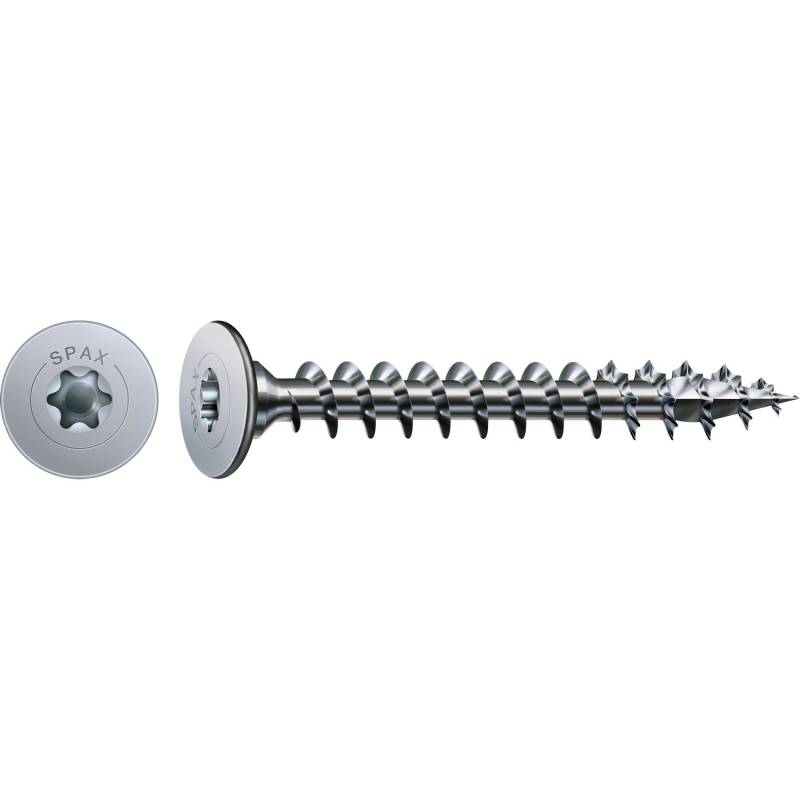 Spax Flachkopf Universalschraube T-Star plus-Antrieb Ø 3,5 mm x 30 mm 25 Stück von SPAX