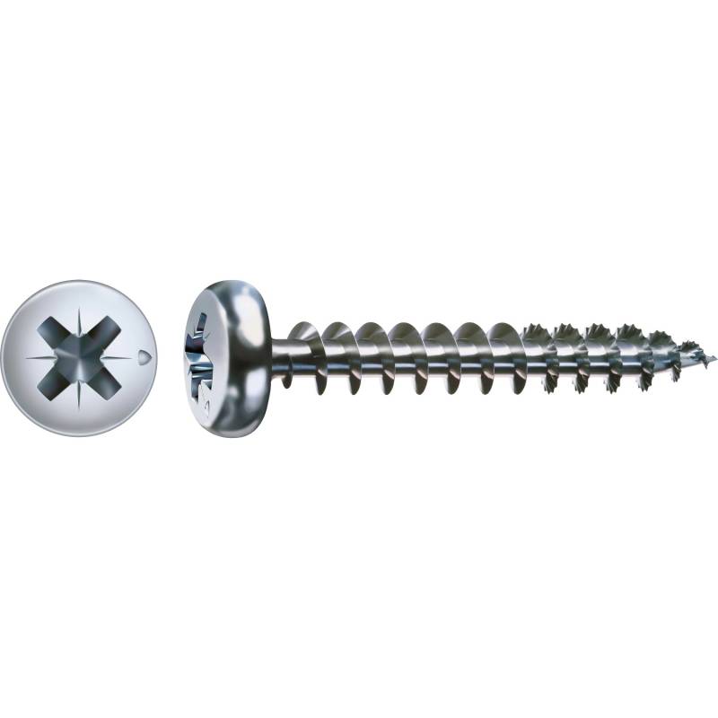 Spax Halbrundkopf Universalschraube T-Star plus-Antrieb Ø 3 mm x 12 mm 100 Stück von SPAX