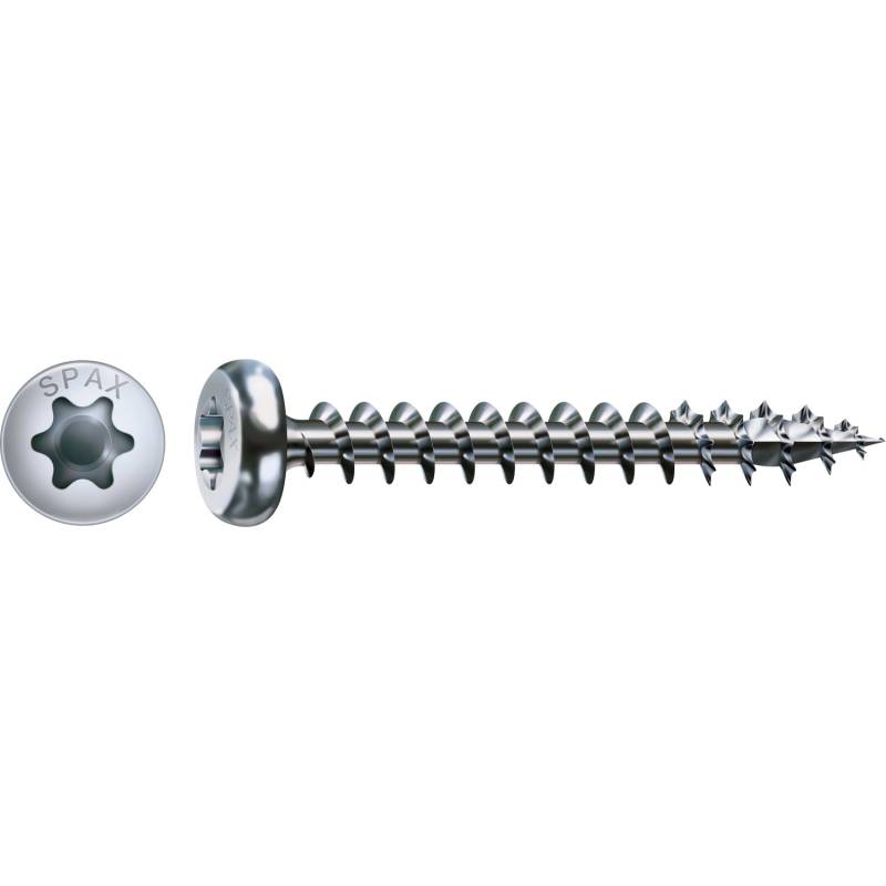 Spax Halbrundkopf Universalschraube T-Star plus-Antrieb Ø 3 mm x 12 mm 30 Stück von SPAX