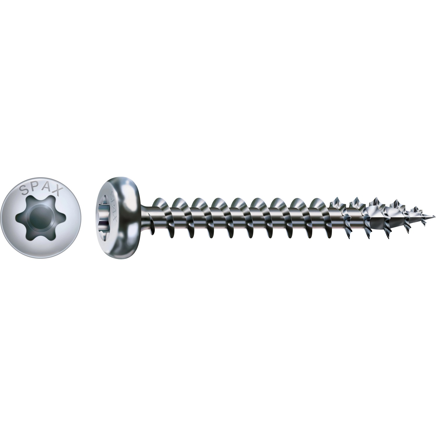 Spax Halbrundkopf Universalschraube T-Star plus-Antrieb Ø 4 mm x 20 mm 100 Stück von SPAX