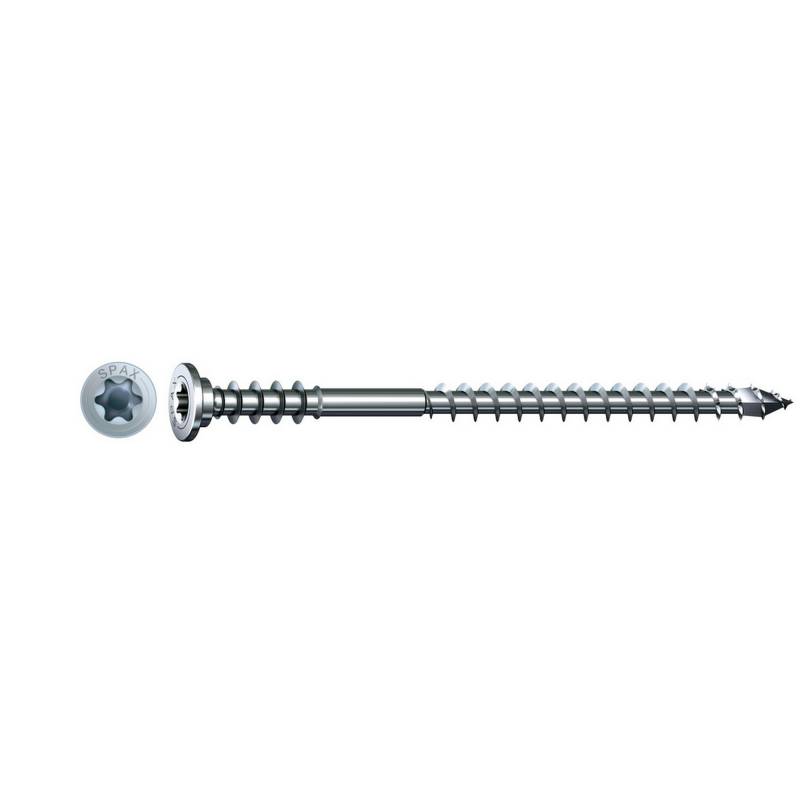 Spax Justierschraube Flachkopf T-Star plus T30 Ø 6 x 70 mm 75 Stück von SPAX