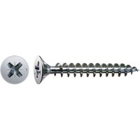 Spax - Universalschraube, 2,5 x 10 mm, 1000 Stück, Vollgewinde, Senkkopf, Kreuzschlitz Z1, S-Spitze, wirox - 1081010250105 von SPAX
