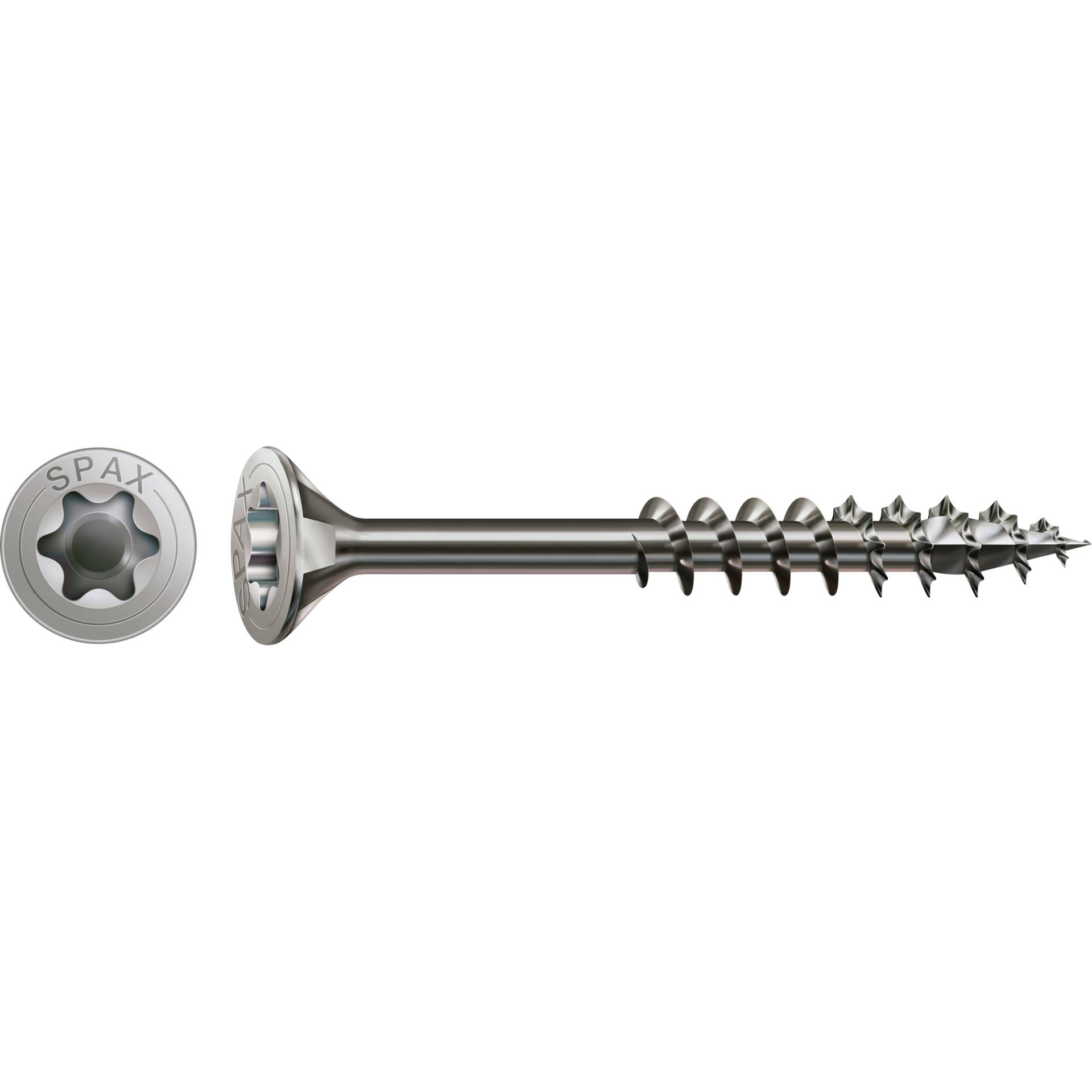 Spax Senkkopfschrauben T-Star rostfrei Ø 5 x 80 mm 80 Stück Spax Senkkopfschrauben T-Star rostfrei Ø 5 x 80 mm 80 Stück von SPAX