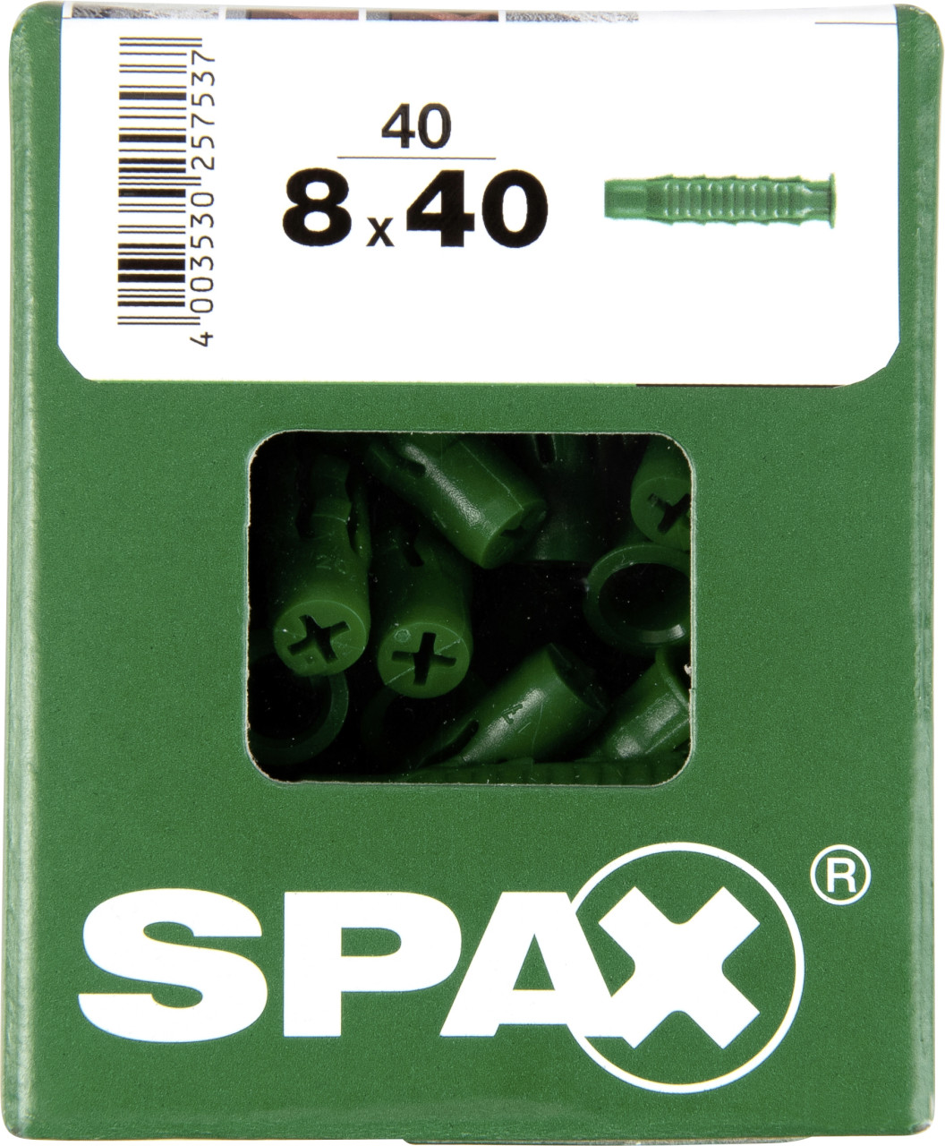 Spax Spreizdübel 8.0 x 40 mm - 40 Stück von SPAX