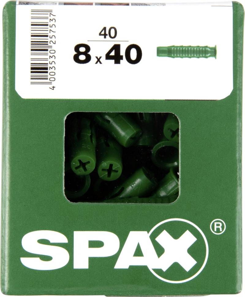 Spax Spreizdübel 8.0 x 40 mm - 40 Stück von SPAX
