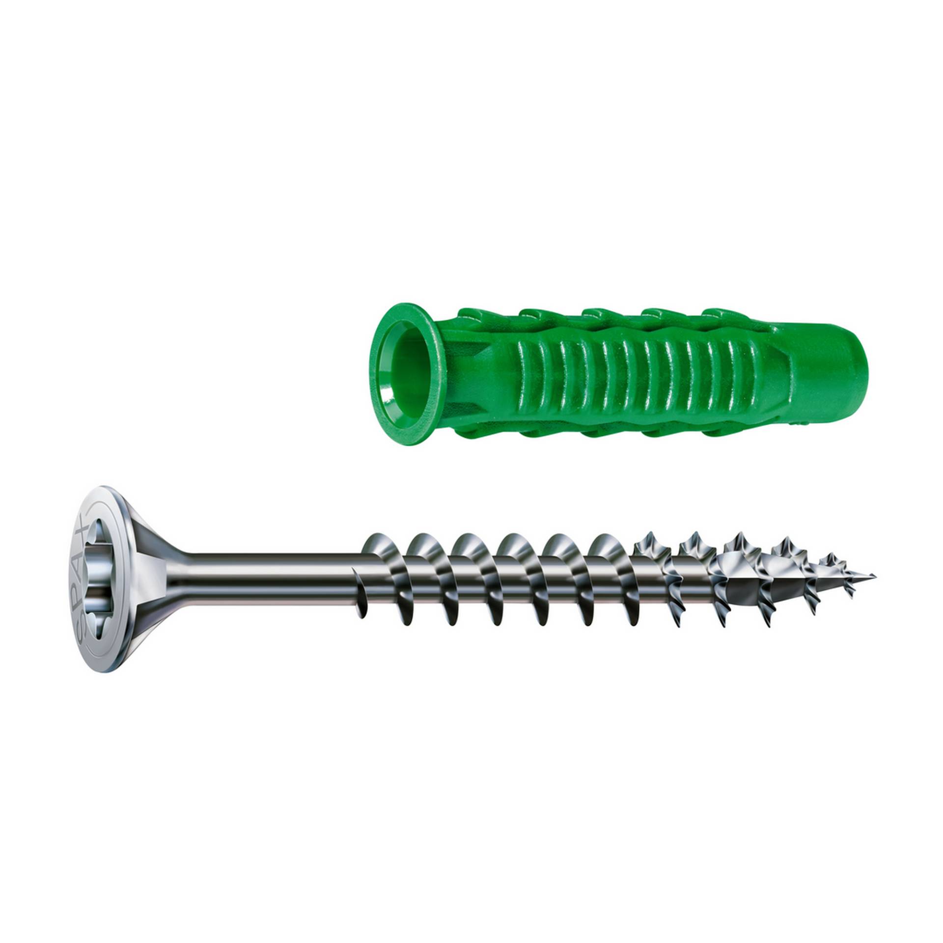 Spax Universalschraube Senkkopf T-Star plus T20 Stahl Ø 5 x 60 mm inkl. Dübel Typ-SD Ø 8 x 40 mm 10 Stück Spax Universalschraube Senkkopf T-Star plus T20 Stahl Ø 5 x 60 mm inkl. Dübel Typ-SD Ø 8 x 40 mm 10 Stück von SPAX
