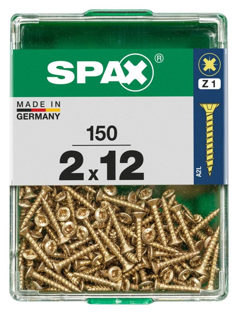 Spax Universalschrauben 2.0 x 12 mm PZ 1 - 150 Stk. von SPAX