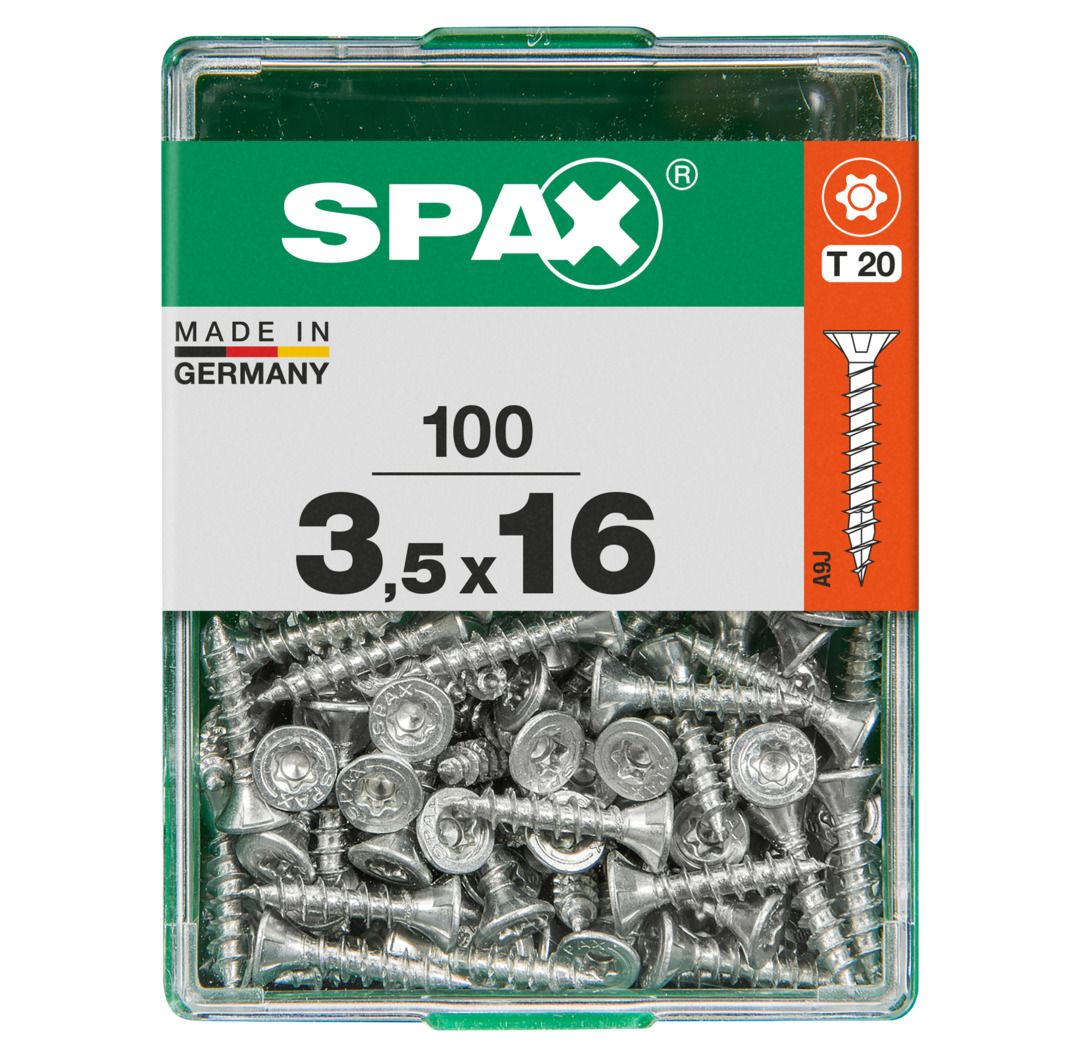 Spax Universalschrauben 3.5 x 16 mm TX 20 - 100 Stk. von SPAX