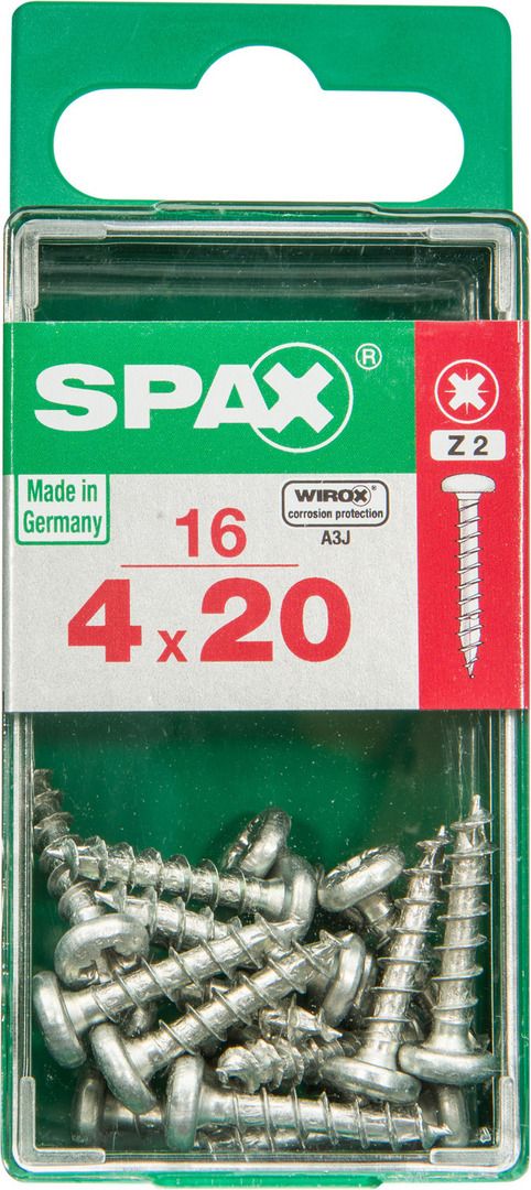 Spax Universalschrauben 4.0 x 20 mm TX 20 - 16 Stk. von SPAX