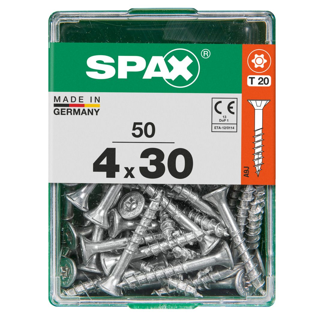 Spax Universalschrauben 4.0 x 30 mm TX 20 - 50 Stk. von SPAX