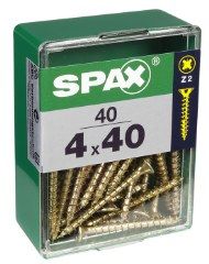 Spax Universalschrauben 4.0 x 40 mm PZ 2 - 40 Stk. von SPAX