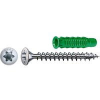 Spax - Universalschrauben 4.0 x 40 mm tx 20 - 60 Stk. (+60 Dübel) Holzschrauben von SPAX