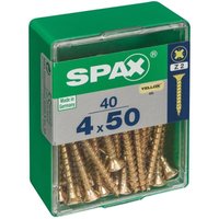 Spax - Universalschrauben 4.0 x 50 mm pz 2 - 40 Stk. Holzschrauben von SPAX
