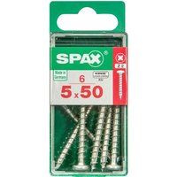 Spax Universalschrauben 5.0 x 50 mm TX 20 - 6 Stk. Holzschrauben von SPAX
