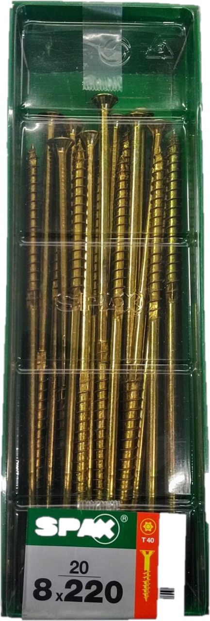 Spax Universalschrauben 6.0 x 50 mm PZ 3 - 125 Stk. von SPAX