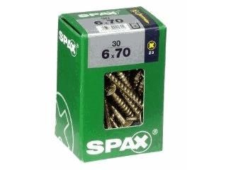 Spax Universalschrauben 6.0 x 70 mm PZ 3 - 30 Stk. von SPAX