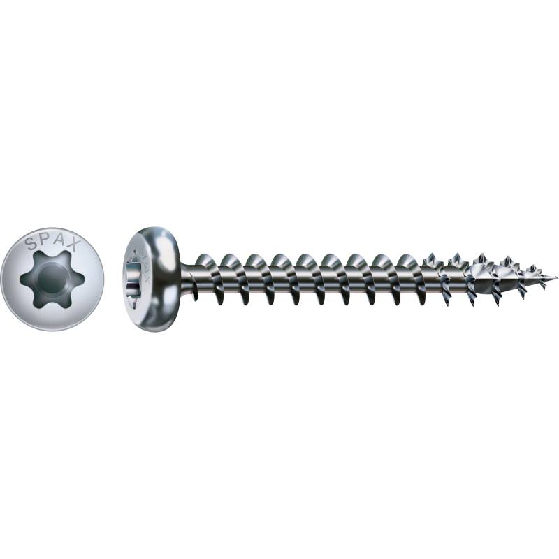 Spax Universalschrauben Halbrundkopf T-Star plus T20 Stahl Ø 5 x 16 mm 50 Stück von SPAX