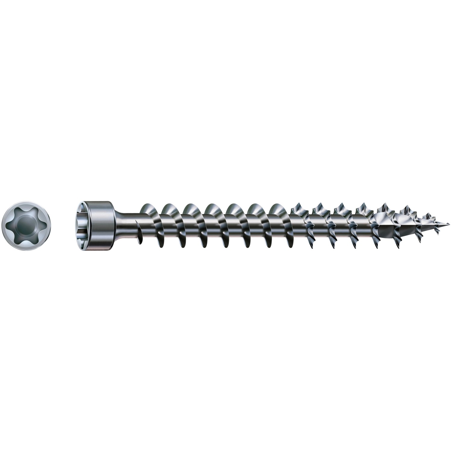 Spax Zylinderkopf Holzschraube T-Star plus-Antrieb Ø 6 mm x 80 mm 10 Stück Spax Zylinderkopf Holzschraube T-Star plus-Antrieb Ø 6 mm x 80 mm 10 Stück von SPAX
