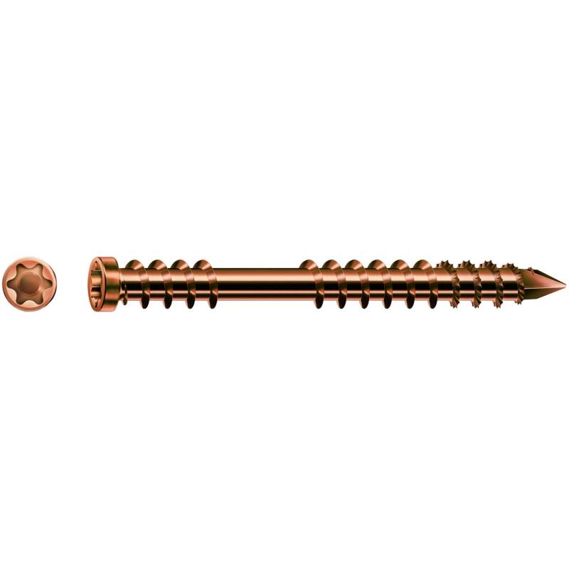Spax Zylinderkopf Terrassenschraube T-Star plus-Antrieb Ø 5 mm x 50 mm 230 Stück von SPAX
