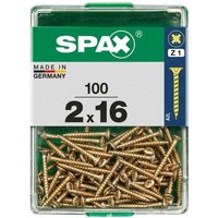 Spax - Universalschrauben 2.0 x 16 mm pz 1 - 100 Stk. Holzschrauben von SPAX