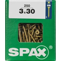 Spax - Universalschrauben 3.0 x 30 mm pz 1 - 250 Stk. Holzschrauben von SPAX