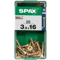 Spax - Universalschrauben 3.5 x 16 mm pz 2 - 25 Stk. Holzschrauben von SPAX