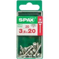 Spax - Universalschrauben 3.5 x 20 mm tx 20 - 20 Stk. Holzschrauben von SPAX