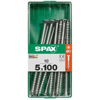 Spax - Universalschrauben 5.0 x 100 mm tx 20 - 10 Stk. Holzschrauben von SPAX