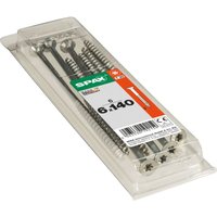 Spax - Universalschrauben 6.0 x 140 mm tx 30 Senkkopf - 6 Stk. Holzschrauben von SPAX