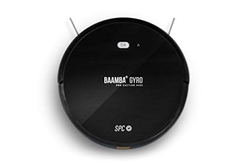 SPC Baamba® Gyro Pro Suction 4400 Intelligenter WLAN-Staubsauger: Intelligente Reinigung 4.0, 6 Reinigungsmodi, 4 Saugstärken, 3 Schrubbmodi, 5200 mAh Akku, App. von SPC