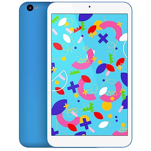 SPC Gravity 3 Mini – Tablet für Kinder mit 8" Display, Kindersicherung, 4GB RAM, 64GB erweiterbarer interner Speicher, 4.000 mAh Akku, USB-C, Android 12 – Farbe Blau von SPC