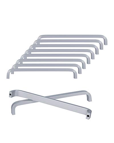 SPDYCESS 10 Stück Aluminiumlegierung Schrank Griff Türgriff Möbelgriffe Zieht Griffe für Kleiderschrank Kommode Schubladengriffe Möbel Türklinken(Bohrlochabstand 128mm) von SPDYCESS