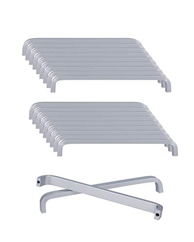 SPDYCESS 20 Stück Aluminiumlegierung Schrank Griff Türgriff Möbelgriffe Zieht Griffe für Kleiderschrank Kommode Schubladengriffe Möbel Türklinken(Bohrlochabstand 128mm) von SPDYCESS