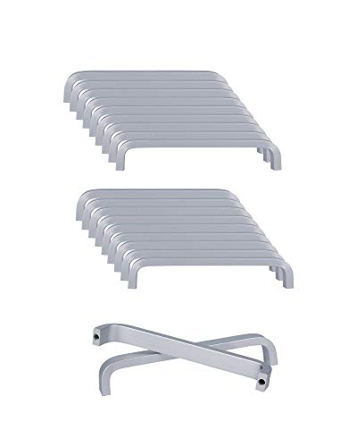 SPDYCESS 20 Stück Aluminiumlegierung Schrank Griff Türgriff Möbelgriffe Zieht Griffe für Kleiderschrank Kommode Schubladengriffe Möbel Türklinken(Bohrlochabstand 96mm) von SPDYCESS