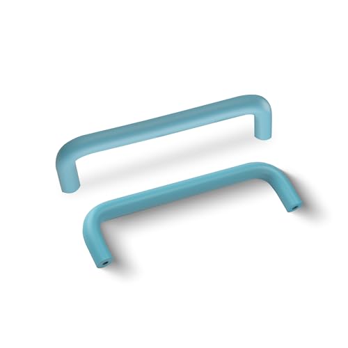 SPDYCESS 4 Stück Küchengriffe aus Aluminium 96/128mm Lochabstand Bunte Schranktürgriffe mit Schrauben Schubladengriffe für Küche Schlafzimmer von SPDYCESS