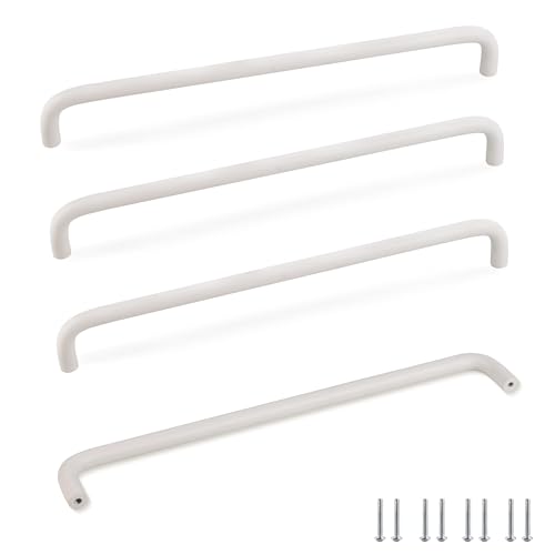 SPDYCESS 4 Stück Möbelgriffe Schubladengriffe Schrankgriffe Küchengriffe Türgriffe Weiß, Griffe für Küchen Schränke Garderobe Duschtür, Lochabstand 256mm SPDYCESS 4 Stück Möbelgriffe Schubladengriffe Schrankgriffe Küchengriffe Türgriffe Weiß, Griffe für Küchen Schränke Garderobe Duschtür, Lochabstand 256mm von SPDYCESS