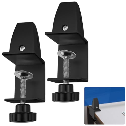 SPEACOUR 2 Stück Trennwand Schreibtisch Halterung Verstellbare BüroTrennwand Clip Schreibtisch Trennwand Schreibtischtrennwand Clip Schreibtisch-Trennwandklemme für Büro, Bibliothek, Klassenzimmer von SPEACOUR
