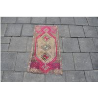 1x2 Türmattenteppich, 1x2 Mini Teppich, Oushak Teppich, Badezimmerteppich, 540-B, 1'5x2'9 Ft von SPECIALDESIGNRUGS