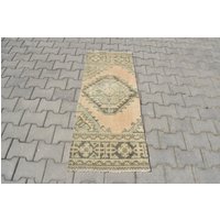 2x4 Kleiner Läufer Teppich, Vintage Läufer Teppiche, 2x4 Teppiche, Tukish Läufer, Türkei Teppiche, Läufer Teppiche, 1'7x4'5 Ft, 502-B von SPECIALDESIGNRUGS